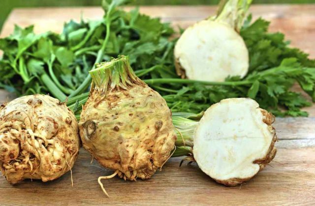 The best varieties of celery root