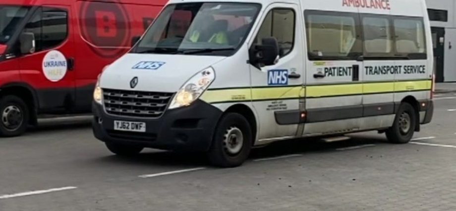 The British buy pension ambulances. They travel through Poland to Ukraine