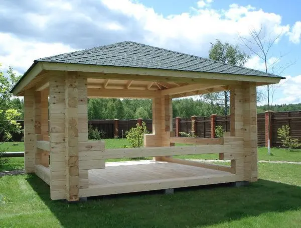 The foundation for the gazebo: tape, pile, columnar, monolithic, how to make a base for a pavilion with your own hands