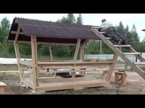 The foundation for the gazebo: tape, pile, columnar, monolithic, how to make a base for a pavilion with your own hands