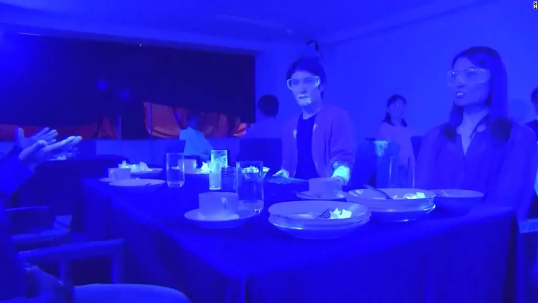 The Japanese made a video showing how germs spread in a restaurant