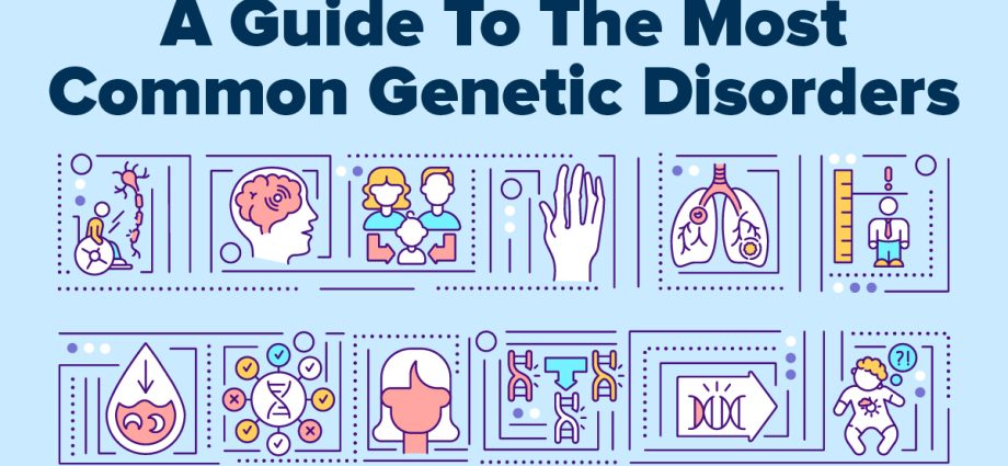 The most common genetic diseases. How are they made?