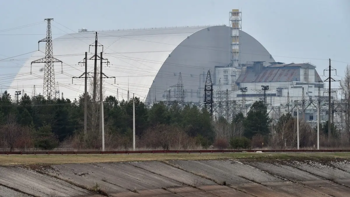 The situation in Chernobyl. The increase in radiation is the result of the movement of heavy equipment