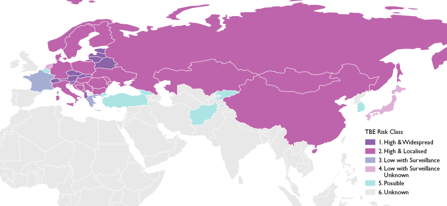 The threat of tick-borne encephalitis. In two voivodships the worst