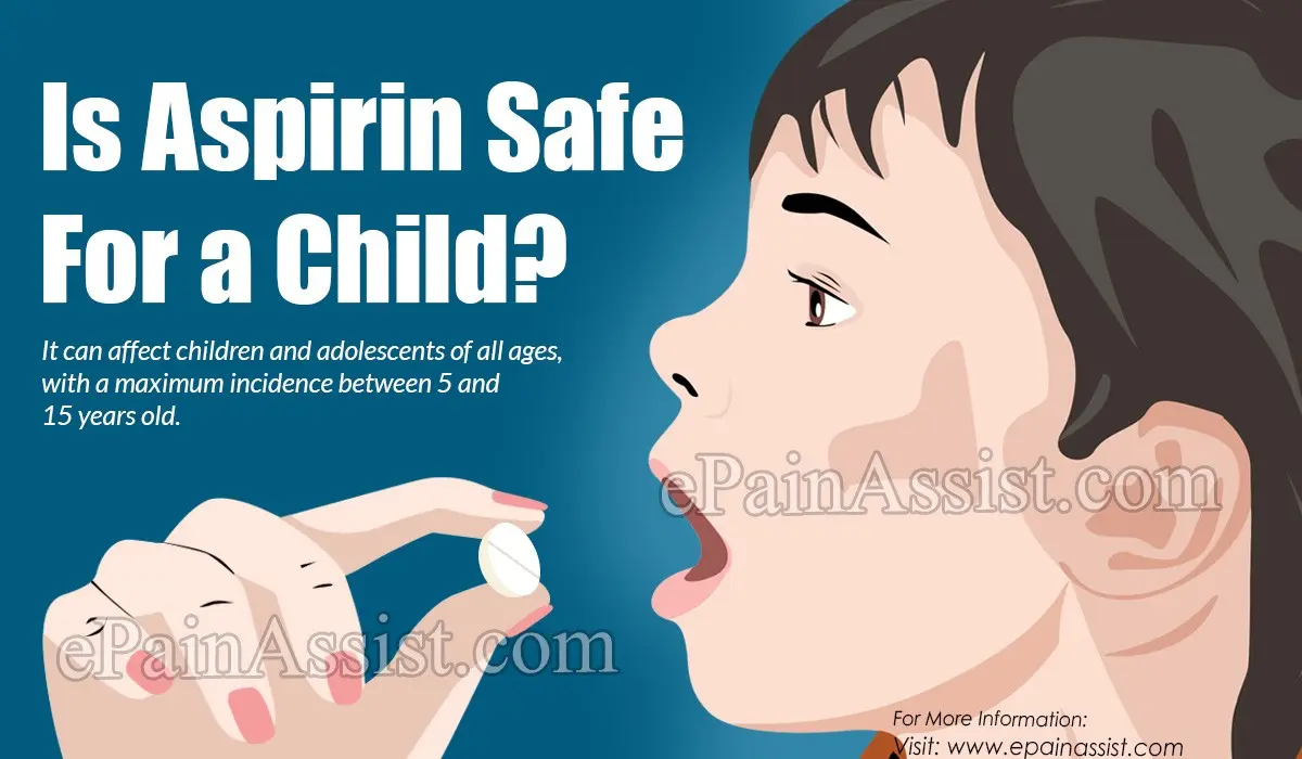 The use of aspirin in a young child