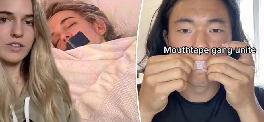 They put tape over their mouths to breathe through their nose. They see the benefits and the doctor gives alarms. «One of the most dangerous trends»