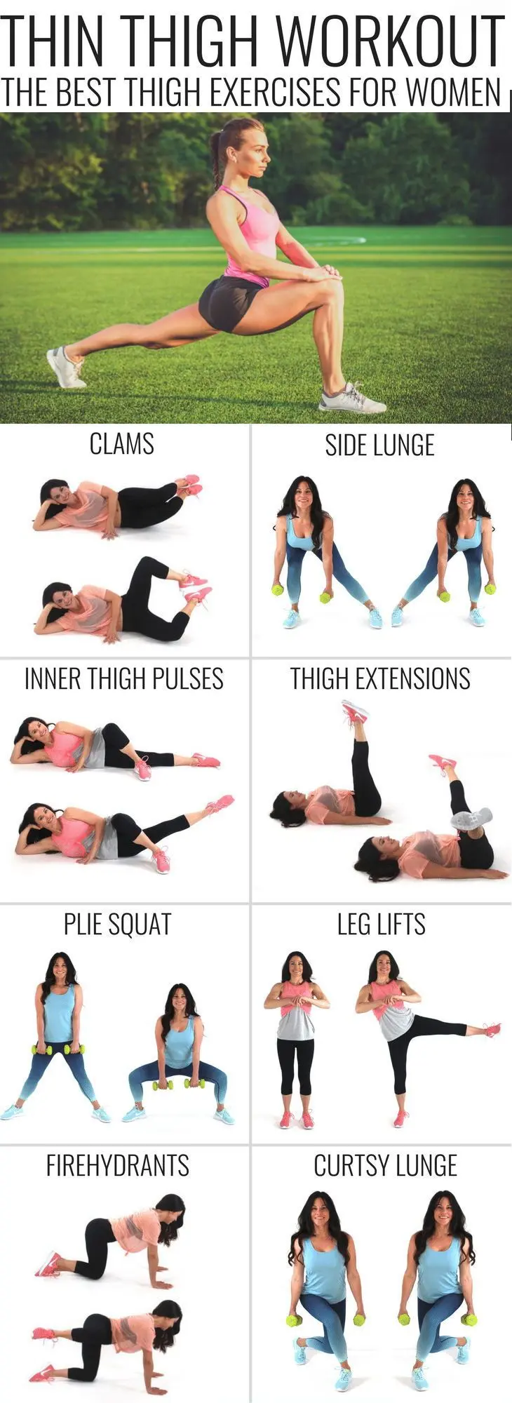 Thigh muscles. How to strengthen and shape your thighs?