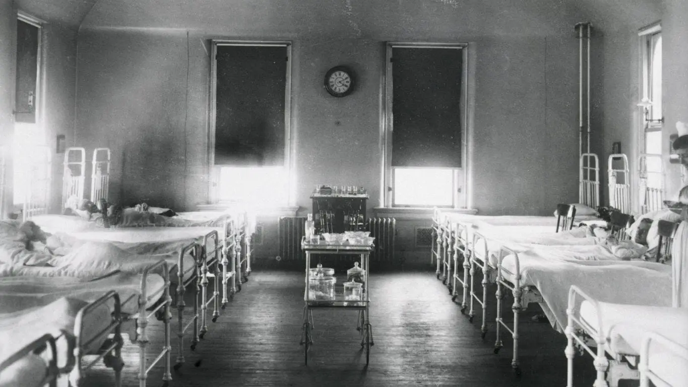 This is what Polish hospitals looked like 100 years ago