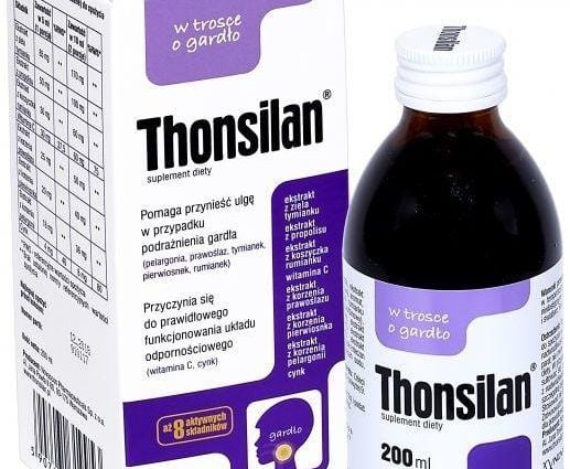 Thonsilan &#8211; composition, indications, action, dosage