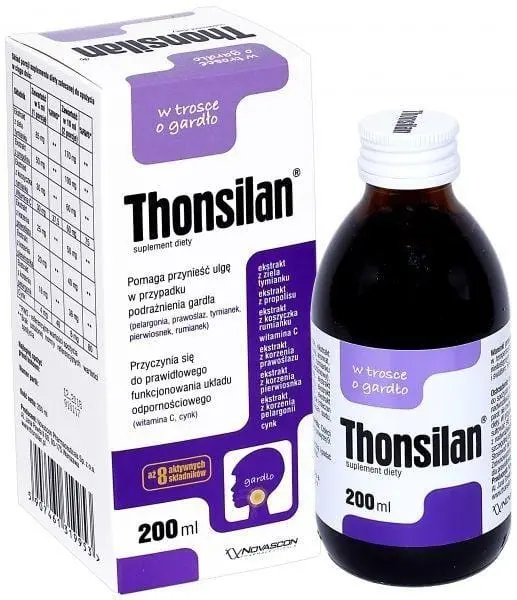 Thonsilan &#8211; composition, indications, action, dosage