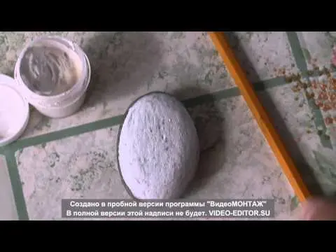 To help novice artists - we paint stones with acrylic paints  