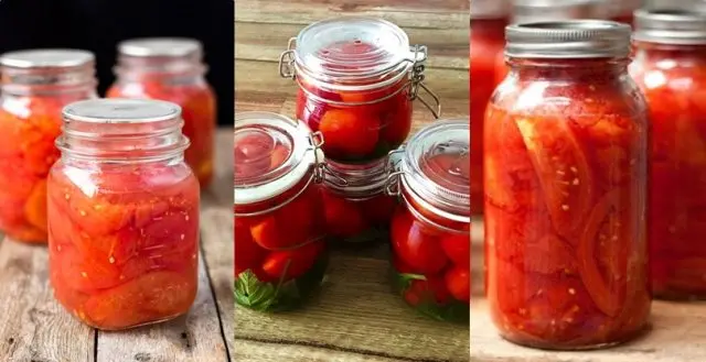 Tomato recipes for the winter without sterilization