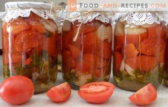 Tomato recipes for the winter without sterilization