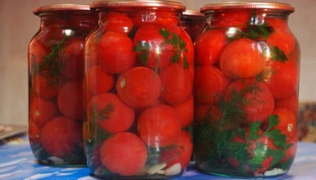 Tomato recipes without vinegar for the winter