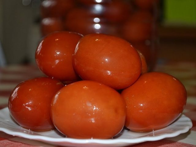 Tomatoes in a cold way under a nylon cover