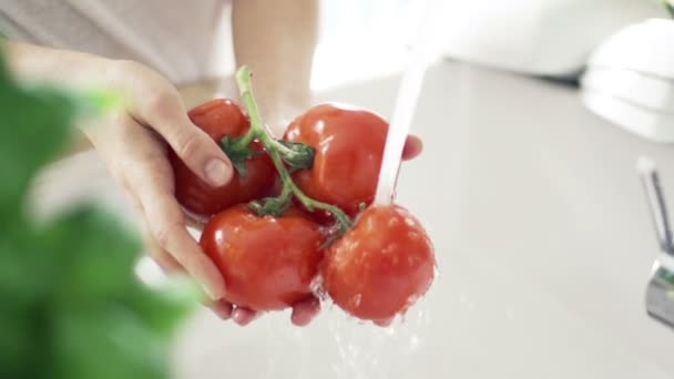 Tomatoes in the snow with garlic