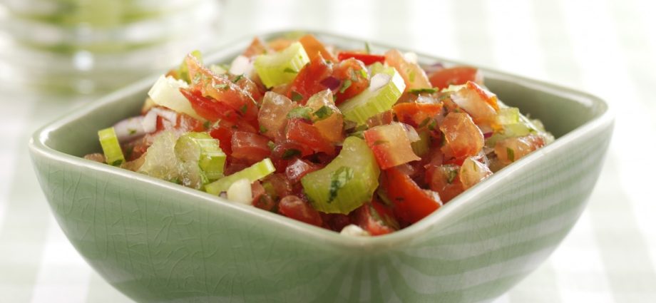 Tomatoes with celery