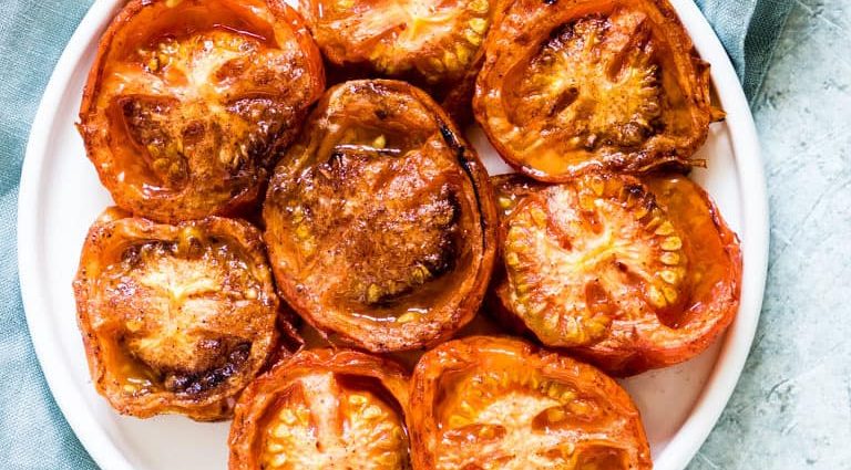 Tomatoes with cinnamon