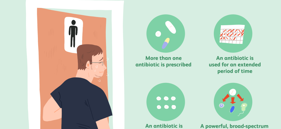 Treatment of diarrhea rarely requires antibiotics