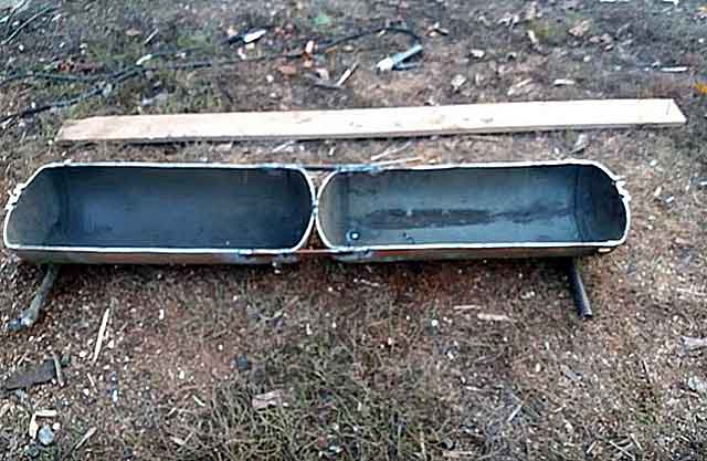 Trough for pigs and piglets