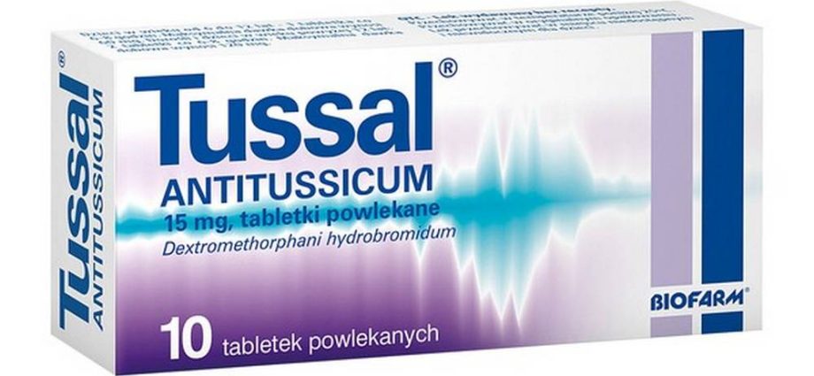 Tussal Antitussicum &#8211; indications, dosage, contraindications, side effects of the drug for dry cough