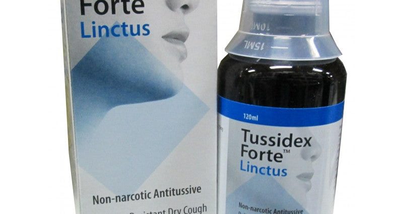 Tussidex for a dry cough. Composition, use, side effects