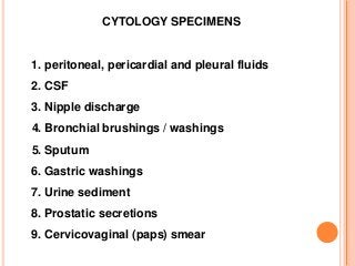 Two methods of cytology description