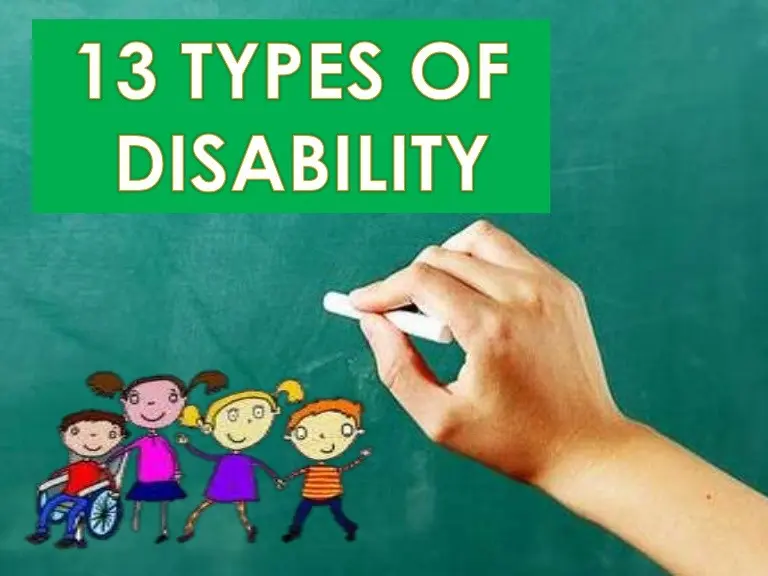 Types of disability