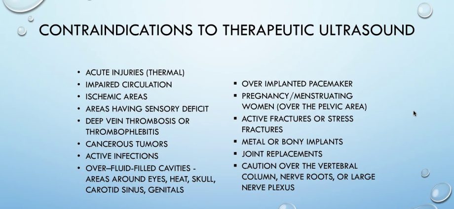 Ultrasound &#8211; indications, contraindications, side effects. Ultrasound in medicine and cosmetology