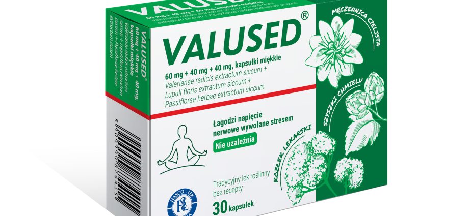 Valused capsules &#8211; composition, action, dosage, price