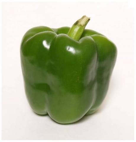 Varieties of green sweet pepper