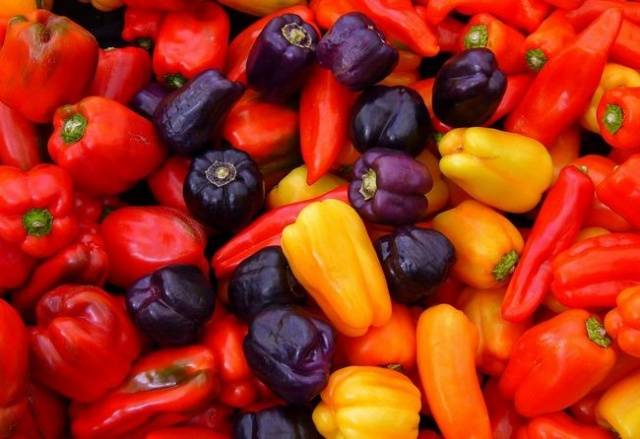 Varieties of long and thin pepper