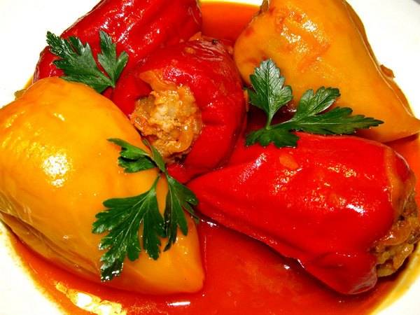 Varieties of pepper for stuffing