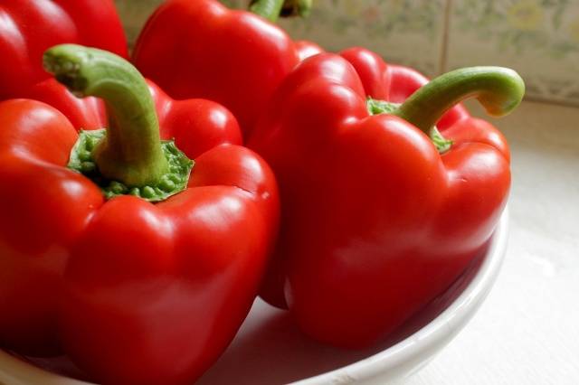 Varieties of red peppers