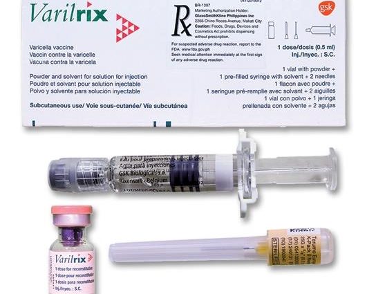 Varilrix &#8211; varicella vaccine