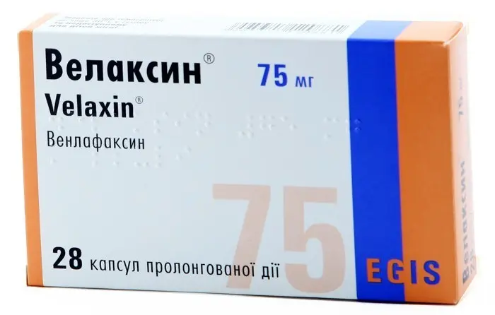 Velaxin remedy for depression