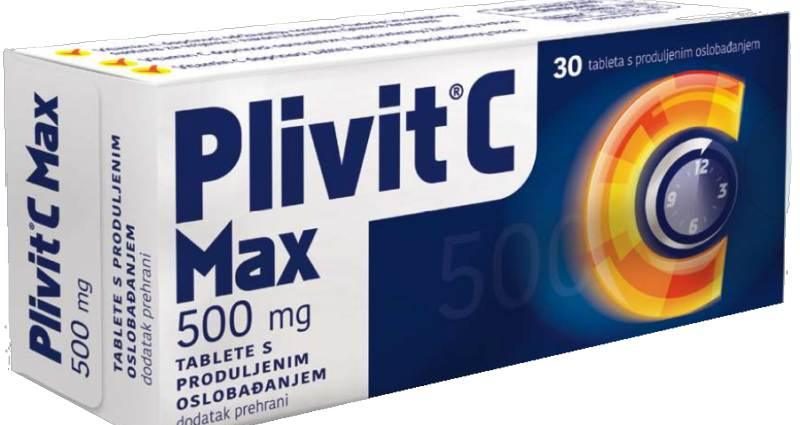 Vitamin C 500 Prolongatum Pliva &#8211; action, indications, dosage, contraindications