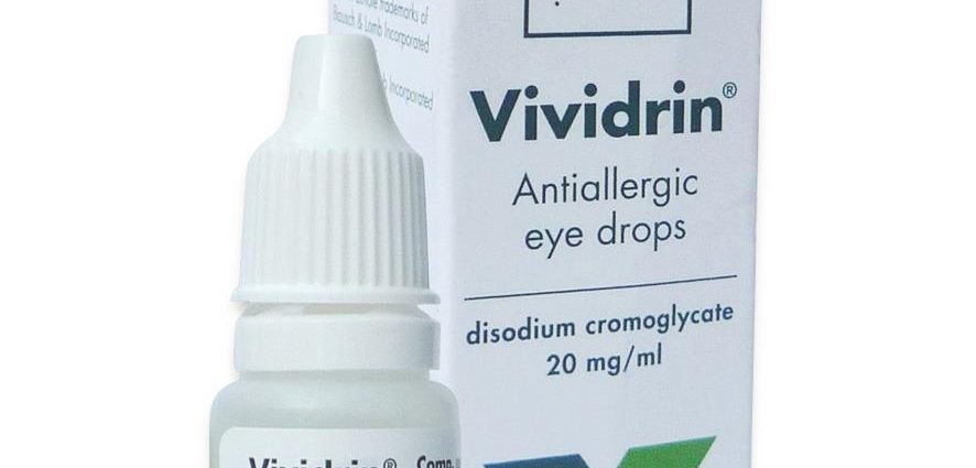 Vividrin &#8211; action, indications, dosage. Conjunctivitis drug