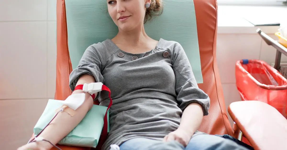 Volunteer blood donation for sick children