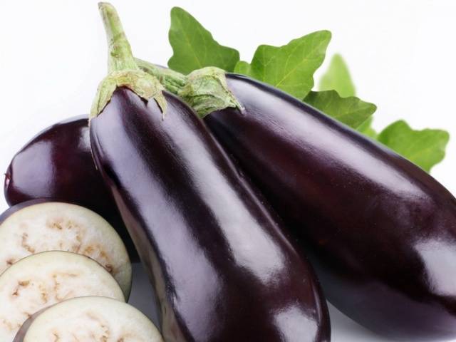 Watering eggplant seedlings