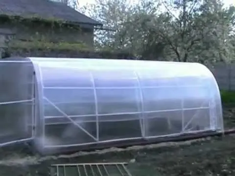 We build a greenhouse from polypropylene pipes with our own hands