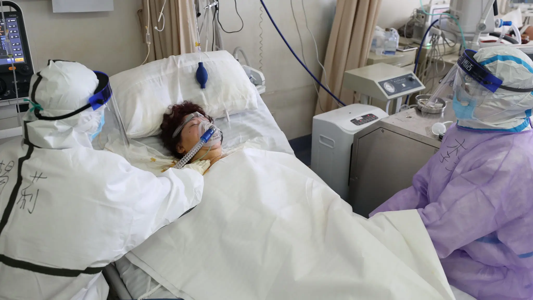 What about the availability of beds and ventilators for people with COVID-19? We check