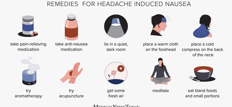 What do headache and nausea mean?