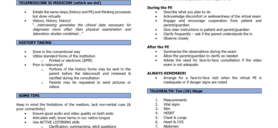 What does a physical examination look like during an e-visit? [WE EXPLAIN]