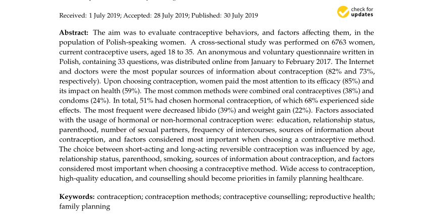 What does a Polish woman know about contraception? Few.