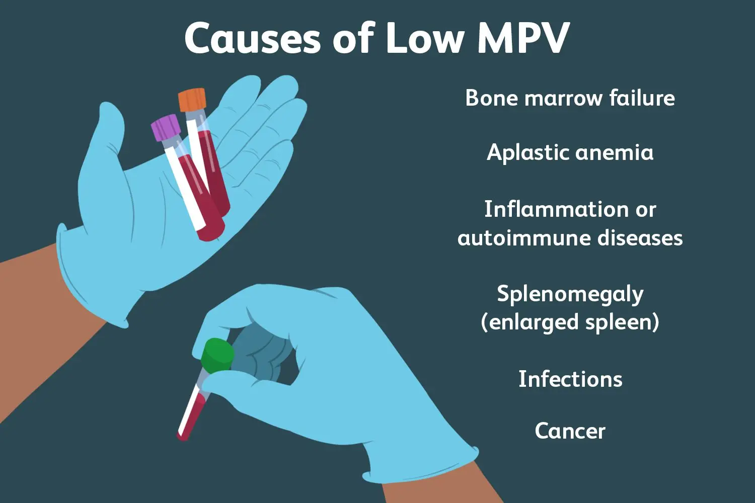 What does low MPV mean in morphology?