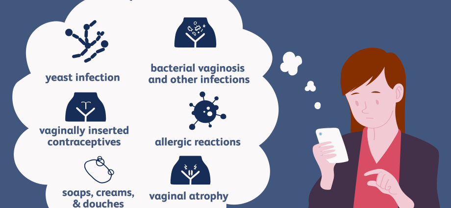 What does vaginal stinging mean?