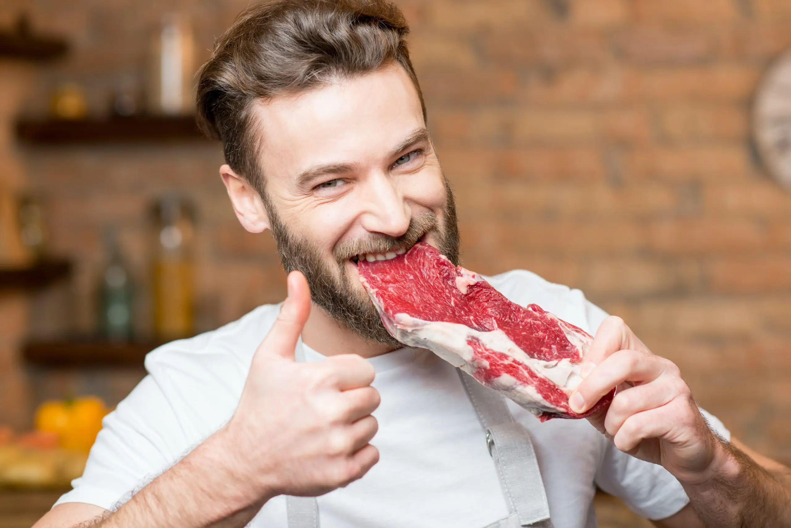 What is the risk of eating sick meat? We checked