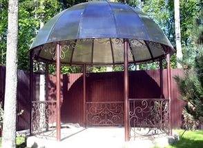 What roofing material to cover the roof of the gazebo