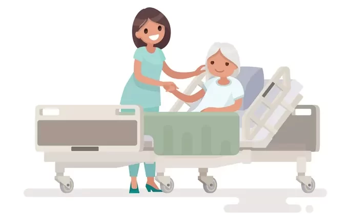 When to decide on the help of a qualified caregiver for a bedridden person?